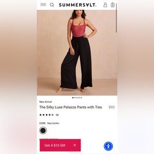 Silky Luxe Palazzo pants